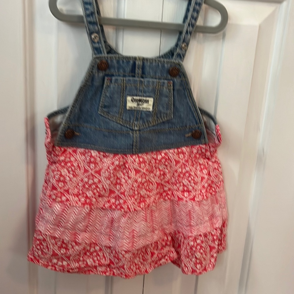 Osh Kosh skirt overalls